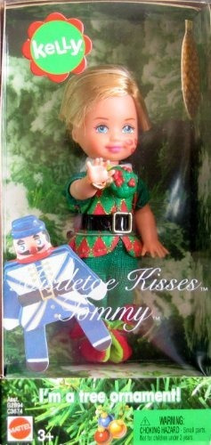 Barbie Kelly Muerdago Besa Tommy Doll And Tree Ornament (200