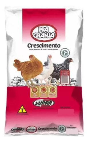 Ração Supra Pra Granja Aves Em Crescimento 20kg