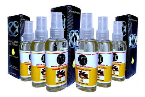 6 Botellas Aceite Argan Puro Marruecos Jye