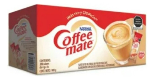 Sustituto De Crema Para Cafe Coffee Mate Polvo Sobre De 4 Gr