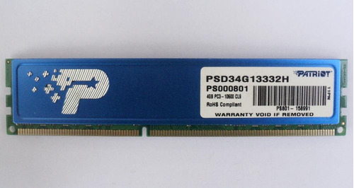 Memoria Ddr3 4gb 4 Gb 4gigas Bus 1333 Blindada Para Pc