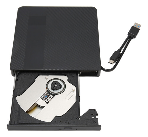 Unidad Externa Dvd Rw Usb3.0 Tipo C Universal Cd Para Linux