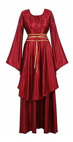 Vestido Medieval Mujer Vintage