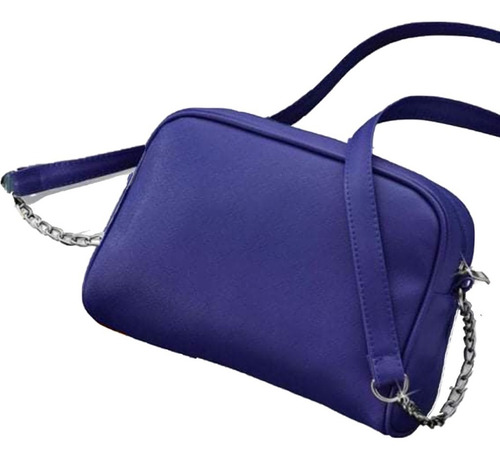Imagen 1 de 2 de Bolso Crossbody En Curpiel Para Dama Asa Niquelada