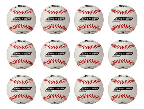 Docena Pelotas Beisbol Champro Sar-t-soft Nivel 5 Cbb-65