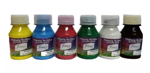 PINTURA PARA TELA FRANCO ARTE 30ML, DISPONIBLE EN 34 COLORES