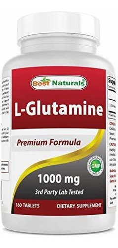 Mejores Naturals L-glutamina 1000 Mg De Combustible Para El 