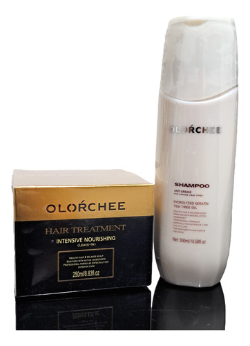 Olorchee Intensive Nourishing(leave-in)+shampoo Antigrease 