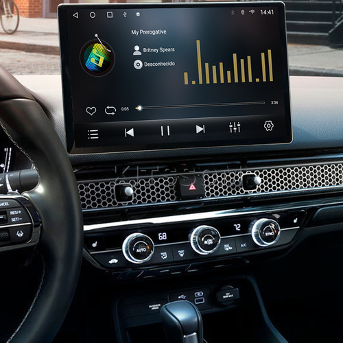 Central Multimidia Civic V2 Tesla 13