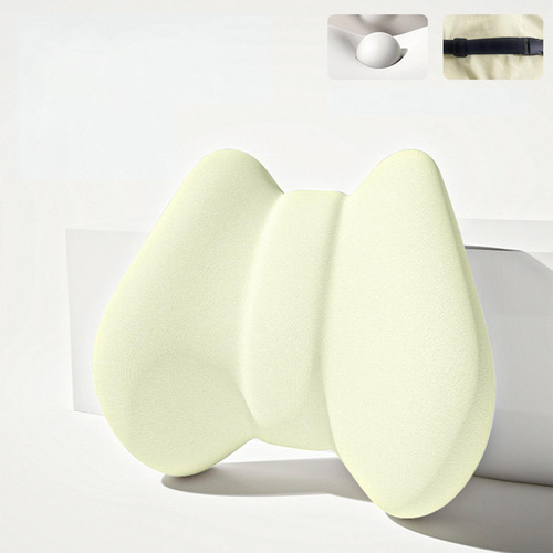 Soporte De Respaldo Almohada De Almohada Lumbar Beige
