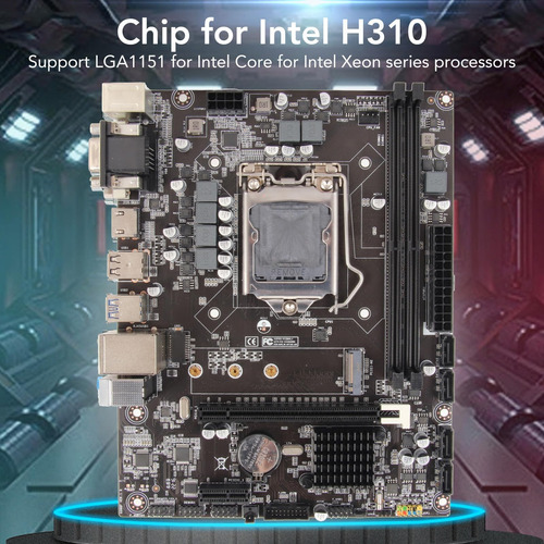 H310 Lga 1151 Placa Base, Ranura De Memoria Ddr4 Ddr4, Lga11
