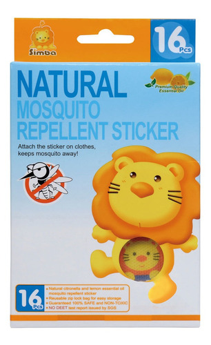 Simba Natural Mosquito Repellent Sticker