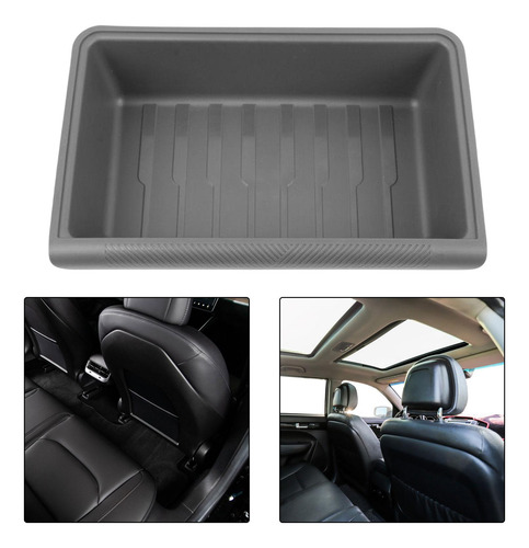 Accesorio De Caja De Almacenamiento Debajo Del Asiento Gris