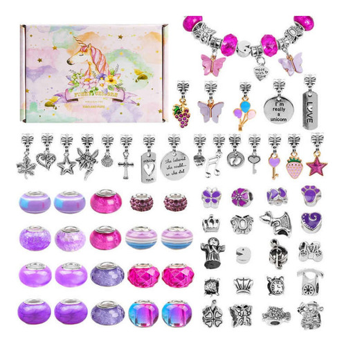 Kit Joyas Niñas Regalos Bijouterie Pulseras Dije 13 Moradouy