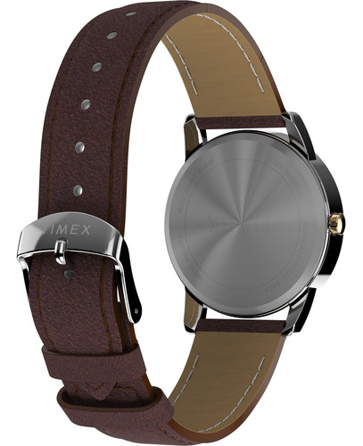 Reloj Timex Easy Reader Para Hombre, Funda De 35 Mm Y Correa