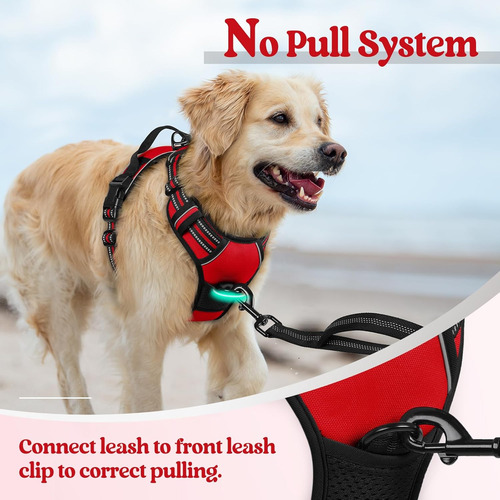 Arnés Para Perros Rabbitgoo No Tirar, Ajustable, Talla M