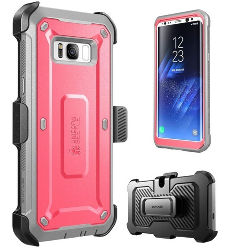 Case Supcase Para Galaxy Note 8 Protector 360° Con Mica 