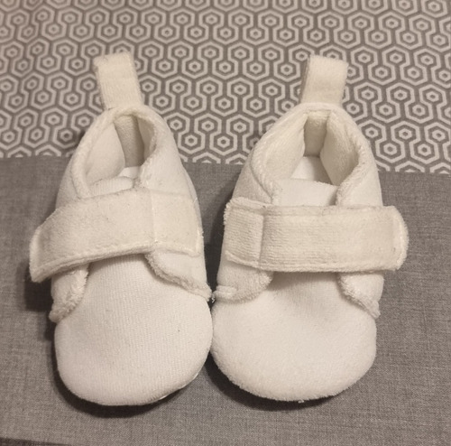 Zapatos De Bebe Marca Little Step Talla 15 De Tela.