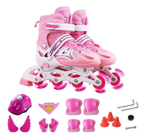 Set De Patines En Línea Para Niños Principiantes.