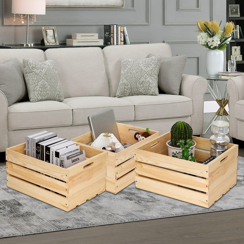 Cajas De Madera De Pino Extra Grandes Para El Cajas De De De