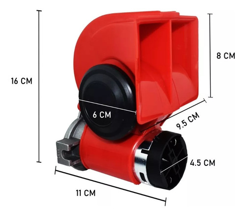 Bocina Claxon Tunix Corneta Tren Universal