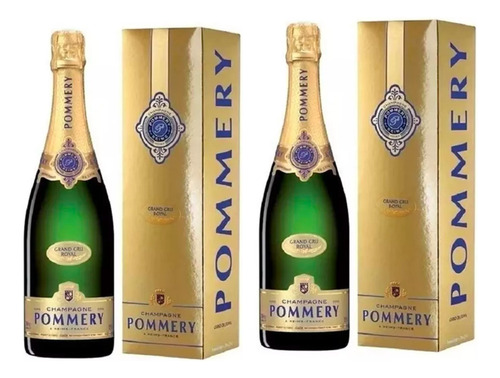 Champagne Pommery Grand Cru Brut Vintage 750 Ml. Pack X2