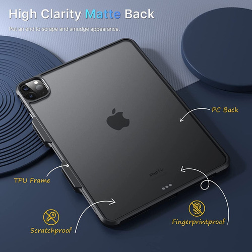 Moko Case 360° Para iPad Pro 11 M2 4gen C/ Pen Holder + Mica