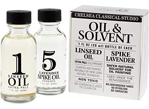 1 Oz De Aceite De Linaza Chelsea Classic Studio Y 1 Oz. Conj