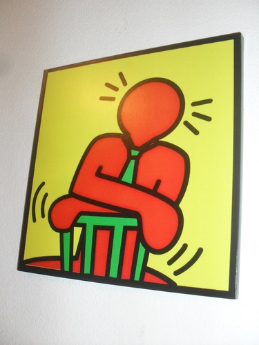 Cuadros Keith Haring Arte Pop Sr Oficinista Catalogo 20x20