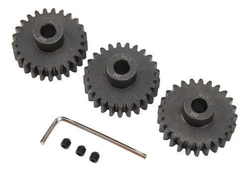 - Engranaje De Piñón De Motor, 3 Piezas, Acero M1.5, 8 Mm,