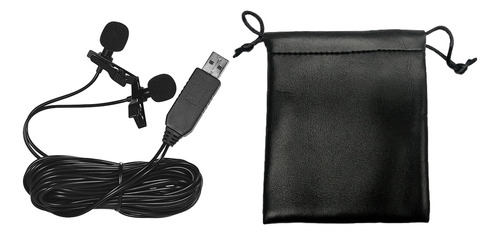 Micrófono Lavalier Usb Para Micrófono De Vídeo Con Clip Ando