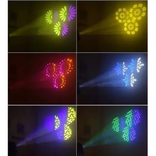 Moving Spot Beam Head 100w Rgbw Dmx 127/220V Globos Com Prisma 127/220v