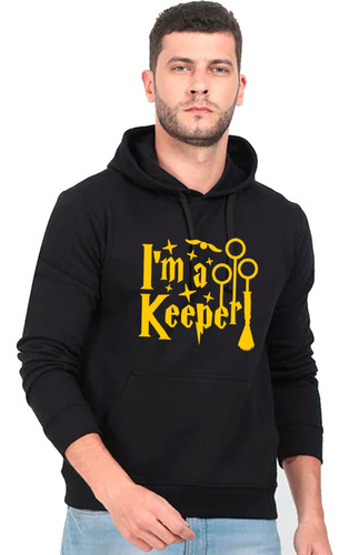 Poleron Canguro Unisex Hp I Am Keeper