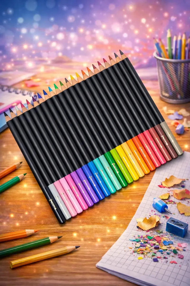 Lapices De Colores Intensos Norma Linea Premium 24 Piezas