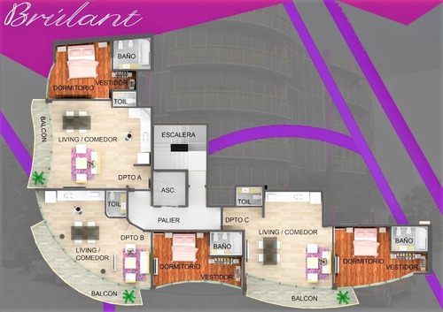 Imagen 3 de 7 de Depto 2 Amb - Dorm-suite - Centrico // Belgrano 200