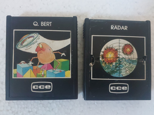 Q-bert & Radar Cce Para Atari 2600 E Compatíveis 