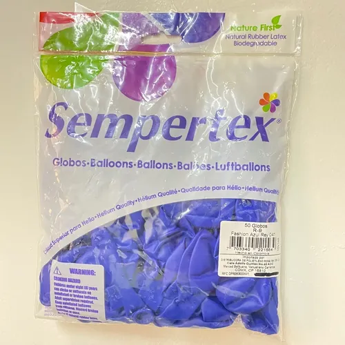 Globos Sempertex Fashion Azul Rey No. 9 | MercadoLibre