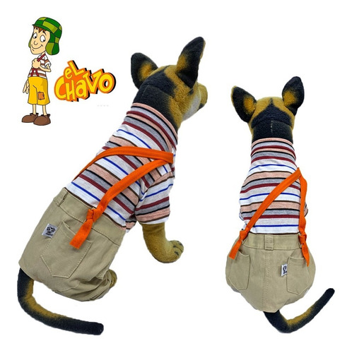 Disfraz Del Chavo Para Perros Talla 5, Halloween 