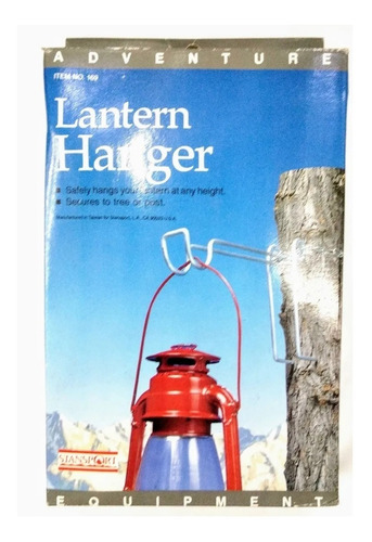 Imagen 2 de 6 de Soporte Gancho Para Farol Con Cadenas Para Camping