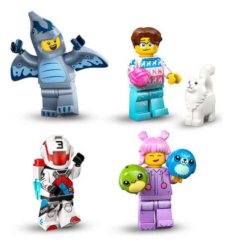 Série 27 de minifiguras LEGO® (pacote com 6) 66795; pacote múltiplo de bonecos surpresa colecionáveis