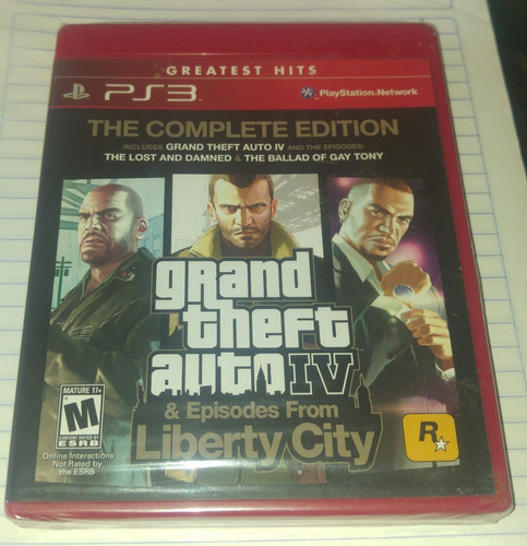 Grand Theft Auto Iv Complete Edition Nuevo Sellado Ps3