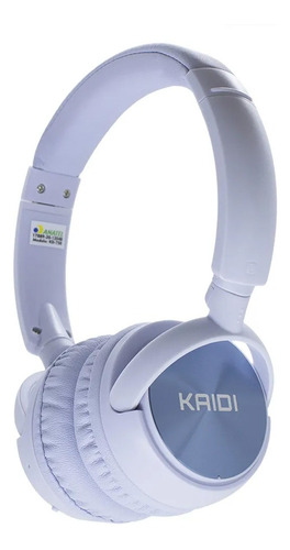 Fone De Ouvido Confortável Headphone Bluetooth Kaidi Kd-750 Cor Azul