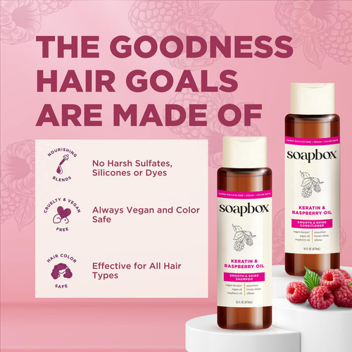 Conjunto De Shampoo E Condicionador Para Aumentar A Queratin