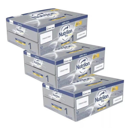 72un Leche De Fórmula Nutricia Bagó Nutrilon 1 Profutura X 200 Liquida Bricks 0a6meses