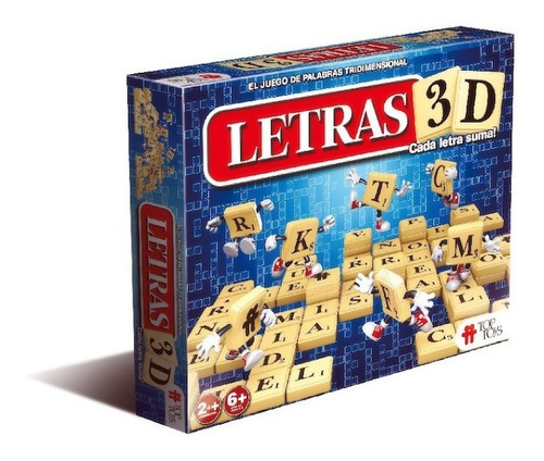 Letras 3d Juego De Mesa Palabras Tridimensionales Top Toys