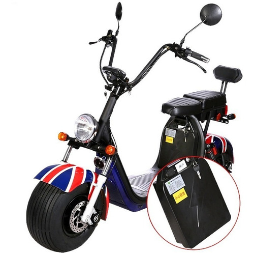 Imagen 4 de 12 de Scooter Moto Eléctrica 2000w