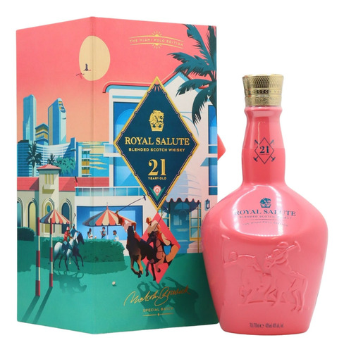 Whisky Royal Salute The Miami Polo Edition Limitada 700 Ml.