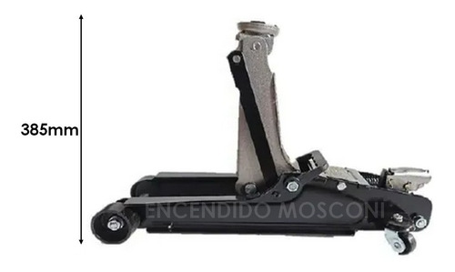 Imagen 3 de 8 de Crique Carrito 2.5 Toneladas Profesional Extra Chato 8.5 Cm