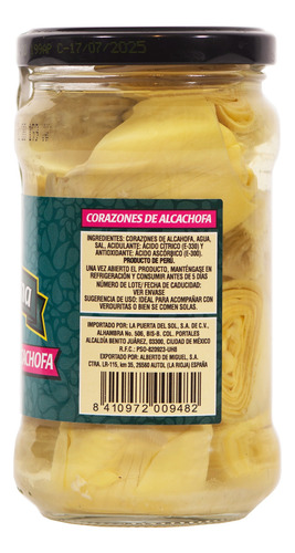 La Gitana Corazones De Alcachofa Frasco 3 Pzas