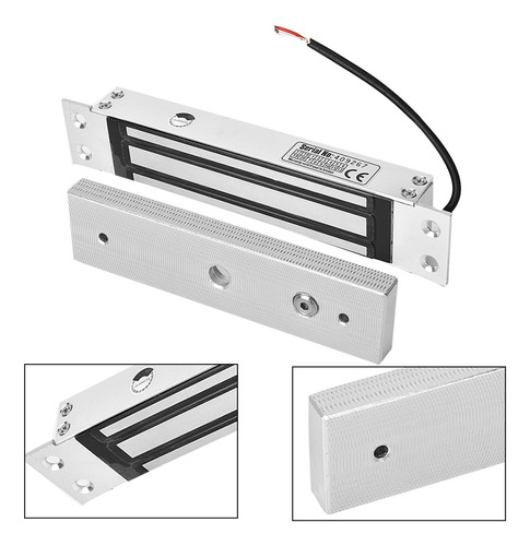 Cerradura Electromagnética Dc 12 V 180 Kg Con Fuerza De Rete